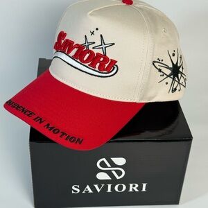 Red and Cream Men's Hat